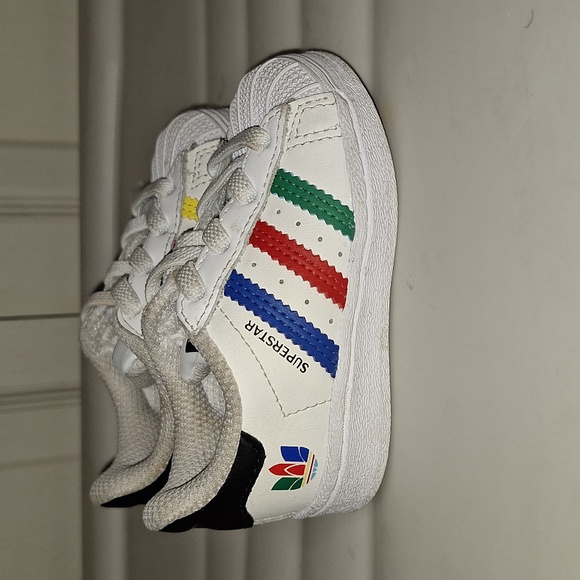 Adidas "Superstar" leather slip-on sneakers - 4K baby/ toddler - Picture 5 of 10